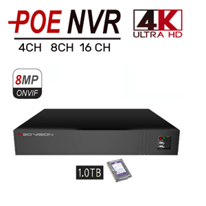 מכשיר הקלטה NVR POE